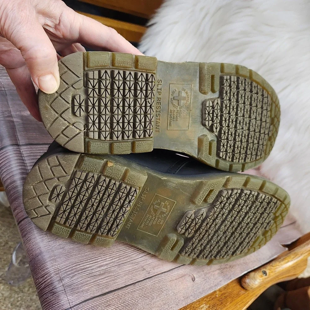 Dr. Martens 1461  Steel Toe Safety Shoes Slip Resistant Work Oxfords Sz L11 M10 - Picture 7 of 12